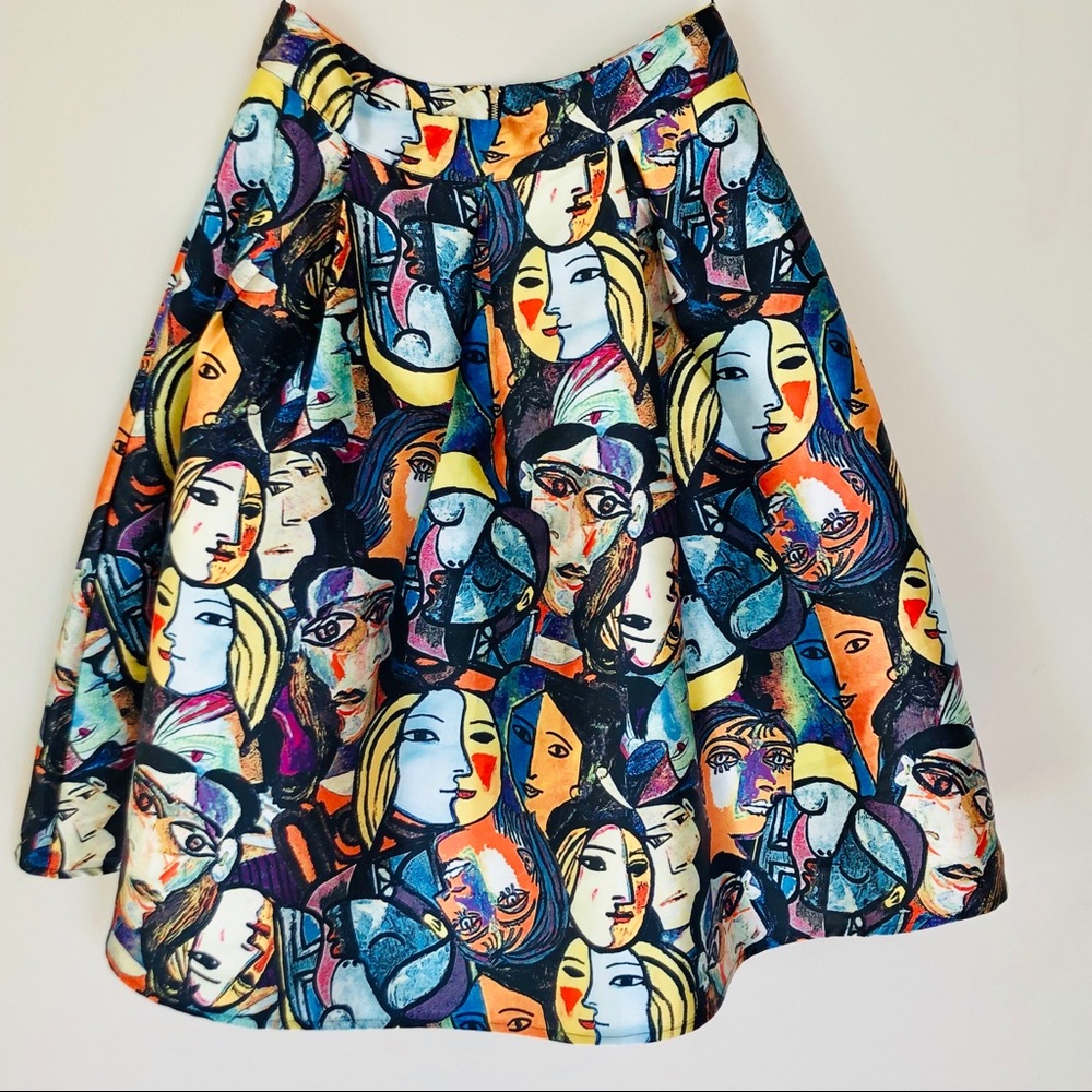 Picasso  Artwork Skirt